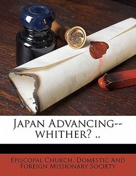 portada japan advancing--whither? .. (in English)