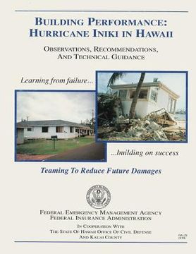 portada Building Performance: Hurricane Iniki in Hawaii - Observations, Recommendations, and Technical Guidance (en Inglés)