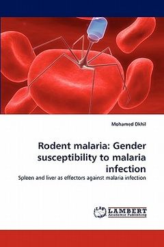 portada rodent malaria: gender susceptibility to malaria infection (in English)