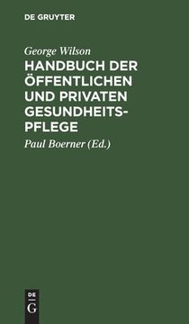 portada Handbuch der Öffentlichen und Privaten Gesundheitspflege (in German)