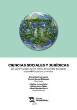 portada Ciencias Sociales y Jurídicas. Las Universidades Como Motor de Cambio Ecosocial: Sostenibilización Curricular