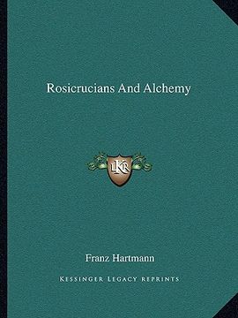 portada rosicrucians and alchemy (en Inglés)