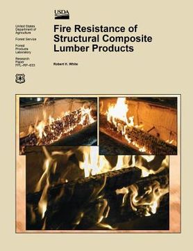 portada Fire Resistance of Structural Composite Lumber Products (en Inglés)
