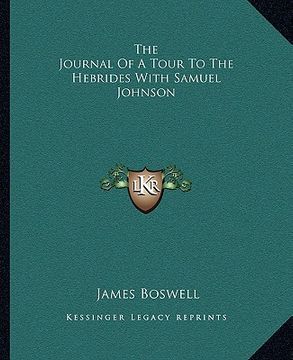portada the journal of a tour to the hebrides with samuel johnson