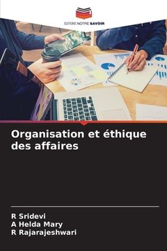 portada Organisation et éthique des affaires (in French)