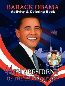 portada barack obama activity & coloring book (in English)
