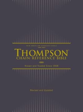 portada Nasb, Thompson Chain-Reference Bible, Hardcover, 1995 Text, red Letter, Comfort Print 