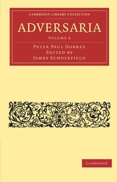 portada Adversaria 2 Volume Paperback Set: Adversaria: Volume 2 Paperback (Cambridge Library Collection - Classics) (en Latin)
