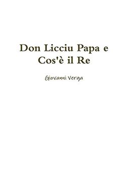 portada Don Licciu Papa e Cos'è il re (en Italiano)