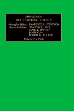 portada research on accounting ethics: vol 2 (en Inglés)