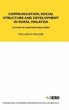portada communication, social structure and development in rural malaysia (in English)