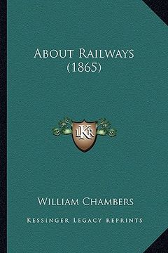 portada about railways (1865) (in English)