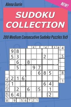 portada Sudoku Collection: 200 Medium Consecutive Sudoku Puzzles 9x9 (en Inglés)