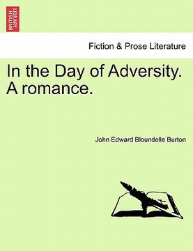 portada in the day of adversity. a romance.