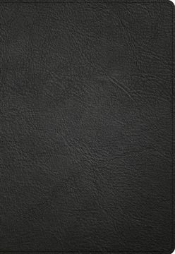 portada NASB Super Giant Print Reference Bible, Black Genuine Leather (en Inglés)
