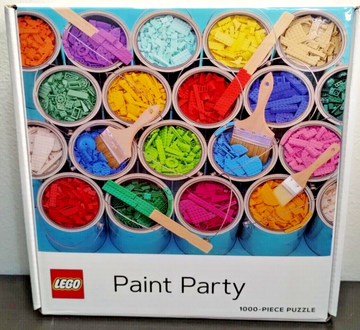 portada Lego Paint Party Puzzle for Kids – 1000 pcs Jigsaw Puzzle for Ages 9-13 Boys and Girls - Gift for Lego Lovers (in English)