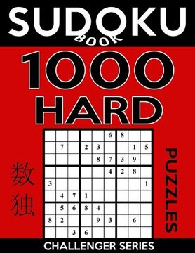 portada Sudoku Book 1,000 Hard Puzzles: Sudoku Puzzle Book With Only One Level of Difficulty: Volume 34 (Sudoku Book Challenger Series)