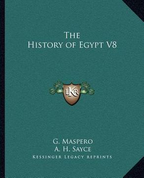 portada the history of egypt v8 (en Inglés)