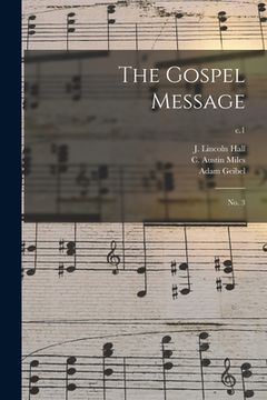 portada The Gospel Message: No. 3; c.1 (en Inglés)