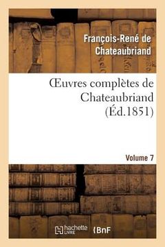 portada Oeuvres Complètes de Chateaubriand. Volume 07 (in French)