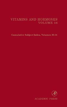 portada Cumulative Subject Index: Advances in Research and Applications: Cumulative Subject Index, for Volumes 30-55 v. 56 (Vitamins and Hormones) (en Inglés)