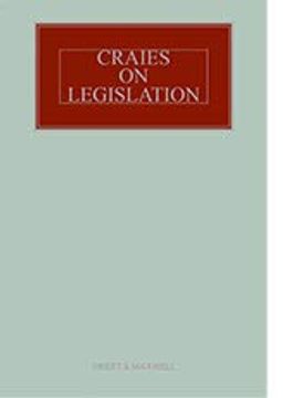 portada Craies on Legislation (en Inglés)