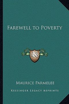 portada farewell to poverty (en Inglés)