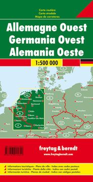 portada Germany West, Road map 1: 500. 000 (en Inglés)