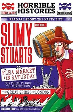 portada Slimy Stuarts (Newspaper Edition) (Horrible Histories)