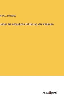 portada Ueber die erbauliche Erklärung der Psalmen (en Alemán)