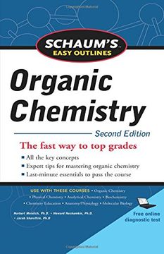 portada Schaum's Easy Outline of Organic Chemistry, Second Edition (Schaum's Easy Outlines) (en Inglés)