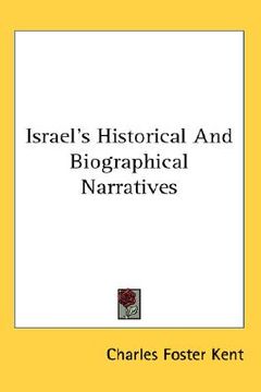 portada israel's historical and biographical narratives (en Inglés)