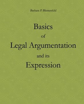 portada Basics of Legal Argumentation and its Expression