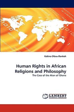 portada human rights in african religions and philosophy (en Inglés)