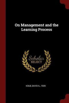 portada On Management and the Learning Process