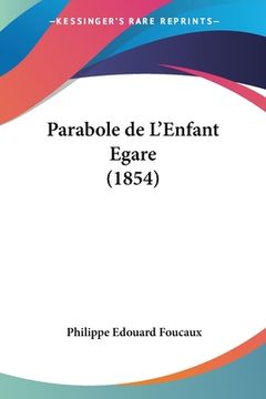 portada Parabole de L'Enfant Egare (1854) (en Francés)