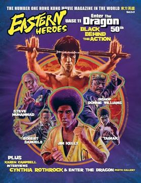 portada Eastern Heroes Bruce lee 50Th Anniversary Black Behind the Action (en Inglés)