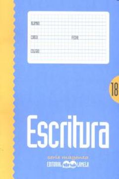 portada cartilla escritura 18 color.pauta 3mm (lamela) (in Spanish)