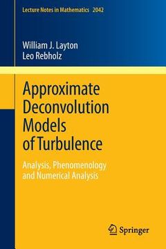 portada approximate deconvolution models of turbulence (en Inglés)