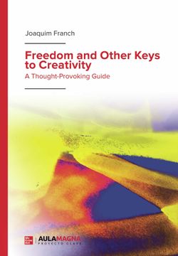 portada Freedom and Other Keys to Creativity (en Galés)