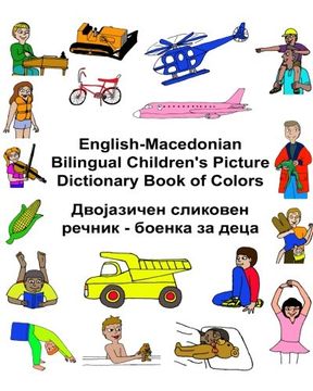 portada English-Macedonian Bilingual Children's Picture Dictionary Book of Colors (FreeBilingualBooks.com)
