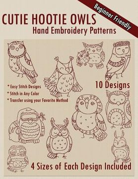portada Cutie Hootie Owls Hand Embroidery Patterns (en Inglés)