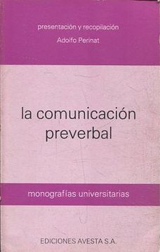 portada LA COMUNICACIÓN PREVERBAL.