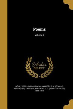 portada Poems; Volume 2 (en Inglés)