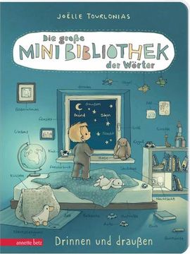 portada Die Große Mini-Bibliothek der Wörter - Drinnen und Draußen: Pappbilderbuch (Die Große Mini-Bibliothek der Wörter) (in German)