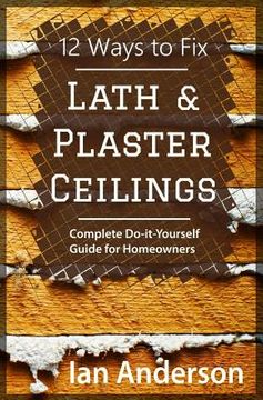 portada 12 Ways to Fix Lath and Plaster Ceilings: Complete Do-it-Yourself Guide for Homeowners (en Inglés)