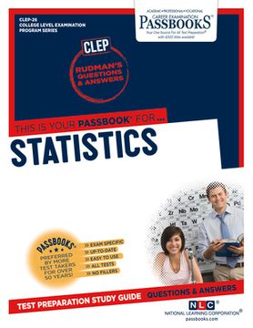 portada Statistics (Clep-26): Passbooks Study Guide Volume 26 (en Inglés)