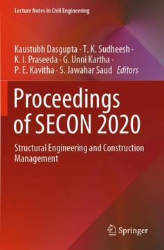 portada Proceedings of Secon 2020: Structural Engineering and Construction Management (en Inglés)