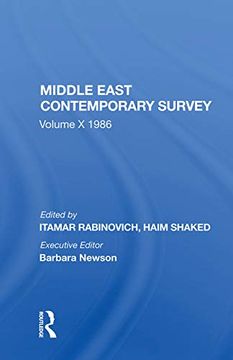portada Middle East Contemporary Survey, Volume x, 1986 
