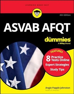 portada Asvab Afqt for Dummies: Book + 8 Practice Tests Online (en Inglés)